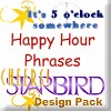 Happy Hour Phrases Design Pack