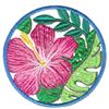 Hawaiian Flower in Circle