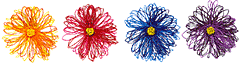 4 Loopy Flowers