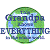 "Grandpa Knows Everything" Applique