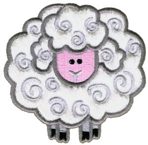 Quilted Applique Sheep