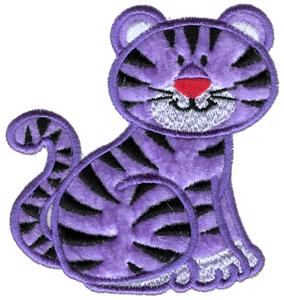 Quilted Applique Tiger