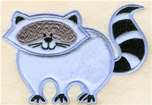 Quilted Applique Raccoon