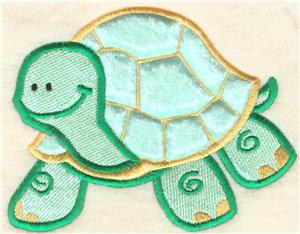 Quilted Applique Turtle