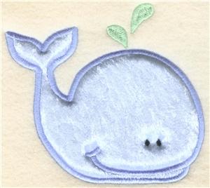 Quilted Applique Whale