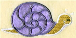 Quilted Applique Snail