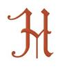 Gothic Monogram Letter H, larger