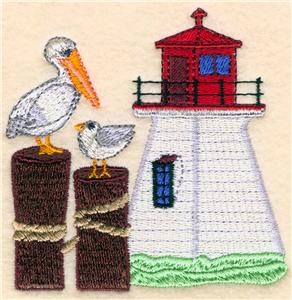Birds and Lighthouse