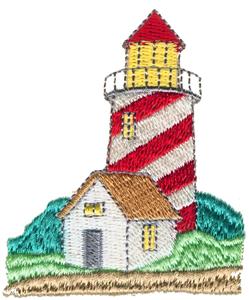 Red Striped Lighthouse