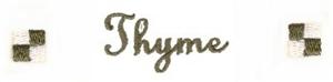 Thyme Label