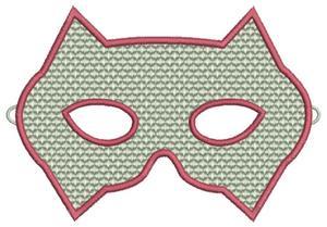 Mardi Gras Mask - patterned fill