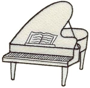 Piano white small