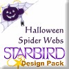 Halloween Spider Webs Design Pack
