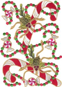 Candy Canes and Garland, medium