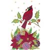Cardinal with Holiday Motif, large