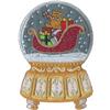 Sleigh with Gifts Snow Globe, Ornate Base