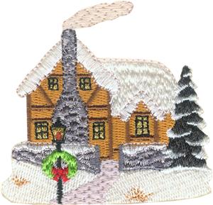 Christmas House Scene
