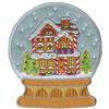 Gingerbread House Snow Globe, Simple Base