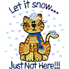 "Let it Snow" Cat