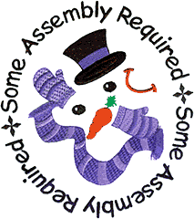 "Some Assembly Required" Snowman