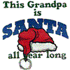 "This Grandpa is Santa" Hat