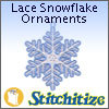 Lace Snowflake Ornaments - Pack