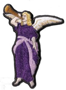 Swing and Sway Trumpeting Angel Ornament