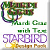 Mardi Gras with Text Design Pack
