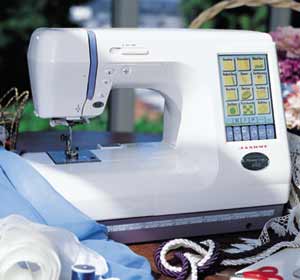 Janome® Memory Craft 10000 sewing machine.