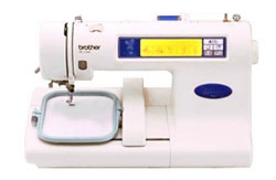 Brother® PE-170D sewing machine.