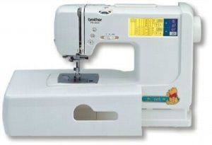 Brother® PE-400D sewing machine.
