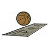 Basketball and Court
