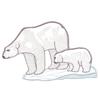Polar Bears ( Trapunto )