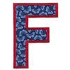 Applique Alphabet Letter F (Square Hoop)