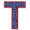 Applique Alphabet Letter T (Square Hoop)