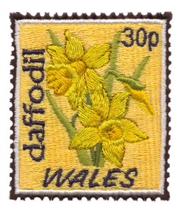 Wales Stamp ( Daffodil )