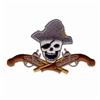 Pirate Skull with Revolvers