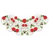 Jewelled Hearts and Roses Collar