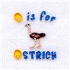 O is for Ostrich