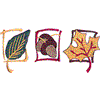 Leaves and Acorn Squares