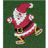 Santa on skates