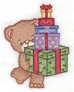 Bear carrying gifts small