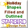 Holiday Shapes Combined Design Pack