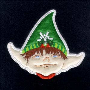 Christmas Boy Elf Applique
