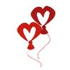Two Valentine Heart Balloons