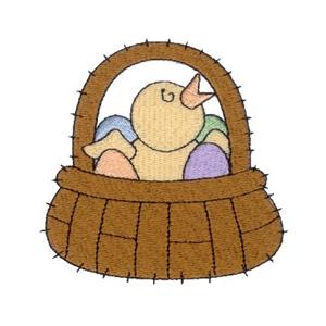 Country Chick in Basket