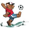 Teddy Playing Soccer