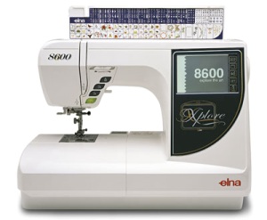 Elna® eXplore 8600 sewing machine.