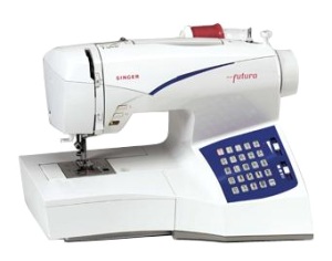Singer® Futura CE 100 sewing machine.