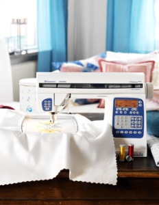 Husqvarna Viking® Platinum 955E sewing machine.